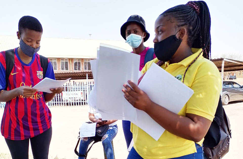 A Stepping Stones Facilitator combating gender-based violence in rural communities